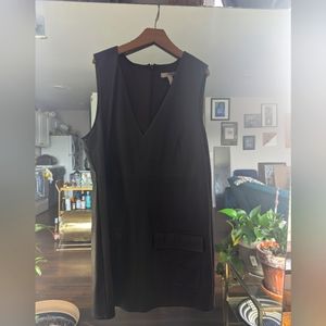 Faux Leather Brown Mini Dress